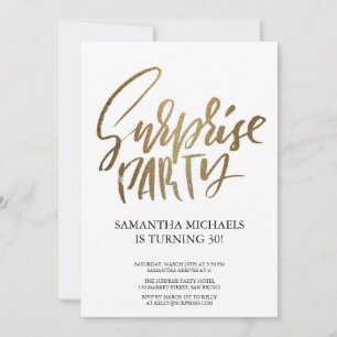 Invitation Surprise Anniversaire coloré