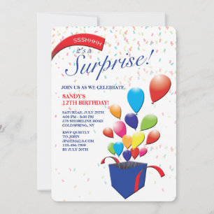 Invitation Surprise Party