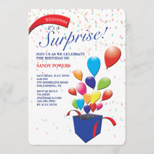 Invitation Surprise Party