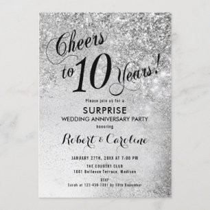 Invitation Surprise pour le 10ème anniversaire de mariage - A