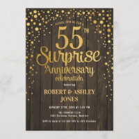 Surprise pour le 55e anniversaire de mariage - Boi