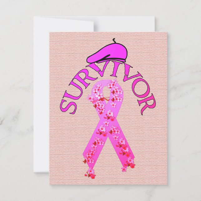 Invitation Survivant de cancer du sein (Devant)