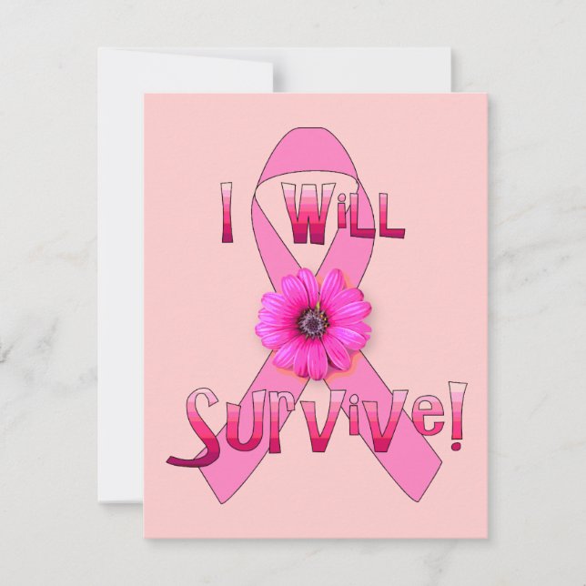 Invitation Survivez au cancer du sein (Devant)