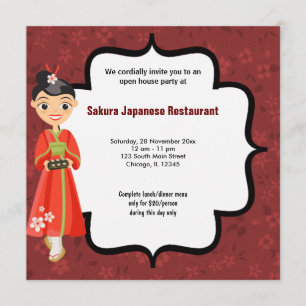 Invitation Sushi Open House