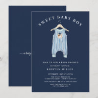 Sweet Bear Romper Boys Baby shower