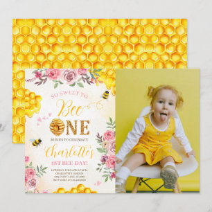 Invitation Sweet Bee 1er Anniversaire Photo