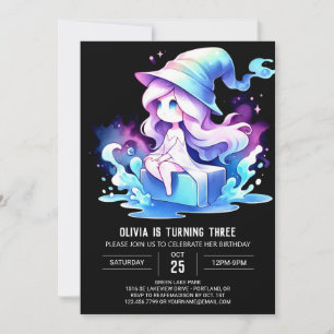 Invitation Sweet Little Wizard Anniversaire
