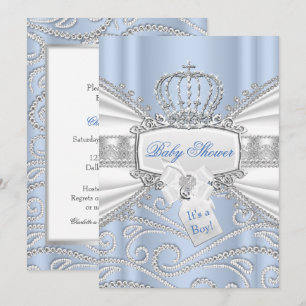 Invitation Sweet Petit Prince Diamond Baby shower garçon