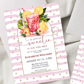 Invitation Sweet Pink Lemonade Baby Shower