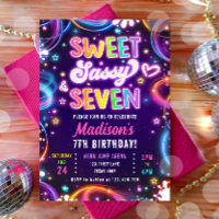 Sweet Sassy et les sept 7e Neon Fille Lumineuse An