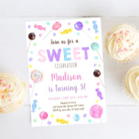 Sweet Shop Lollipop Candy Anniversaire