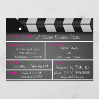 Invitation Sweet sixteen