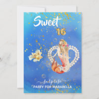 *~* SWEET SIXTEEN 16 Pearl Heart Mermaid Anniversa