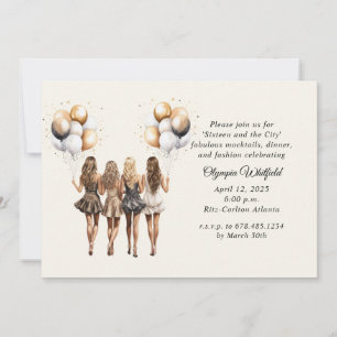Invitation Sweet sixteen à la City Party