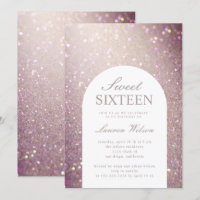 sweet sixteen de parties scintillant en cuivre iri