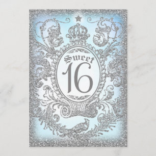 Invitation Sweet sixteen Il était une fois Princesse