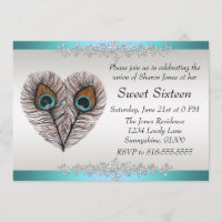 Sweet sixteen turquoise de paon