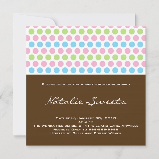 Invitation Sweets Shoppe 5x5 (Devant)