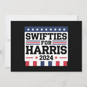 Invitation Swifties for Kamala Harris 2024 Vote Support