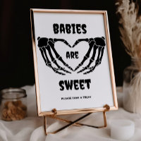 Symbole Baby shower d'Halloween gothique
