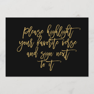 Invitation Symbole de livre d'Mariage en lettres majuscules e