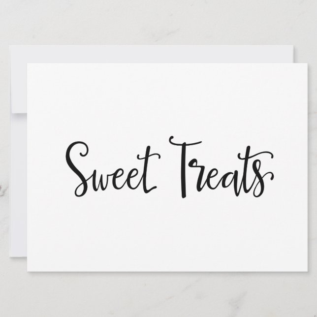 Invitation Symbole des "gâteries sucrées" Faveurs de mariage  (Devant)