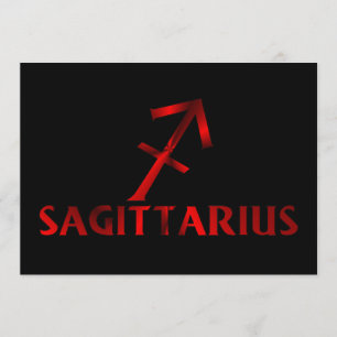 Invitation SYMBOLE D'Horoscope DE Sagittarius