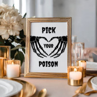 Symbole du Baby shower d'Halloween Gothique Choisi