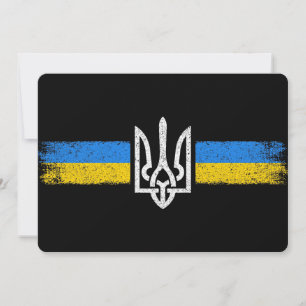 Invitation SYMBOLE DU Drapeau Ukraine
