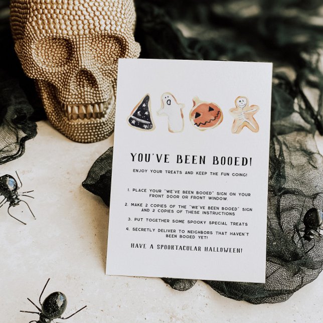 Invitation Symbole du jeu d'Halloween Cute Boo Voisin (Créateur téléchargé)