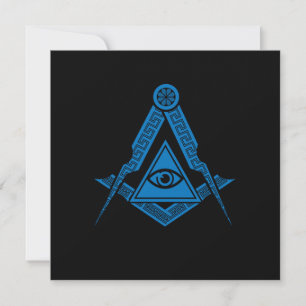 Invitation Symbole Illuminati Triangle Conspiration Cadeau Ma
