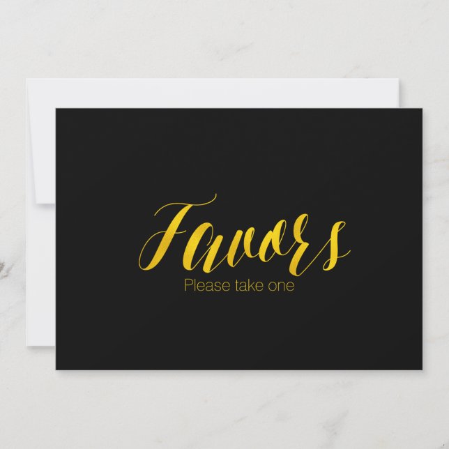 Invitation Symbole Mariage chic Faux Gold Foil (Devant)
