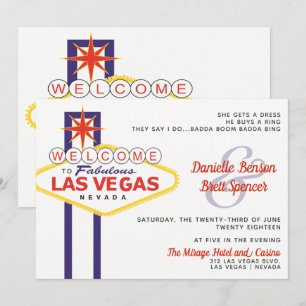 Invitation SYMBOLE Mariage Las Vegas