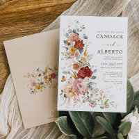 Symphonie florale | Boho Jardin coloré mariage