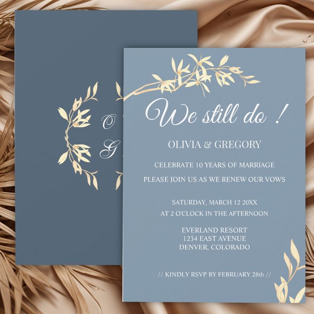 Invitation Symphonie florale intemporelle dans le renouveau V (Créateur téléchargé)