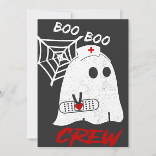 Invitation T-shirt de l'équipe de l'infirmière BOO boo, T-shi