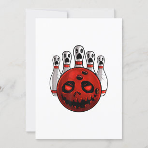 Invitation T-Shirt de Pun Halloween Bowling Quilleur Bowlingw