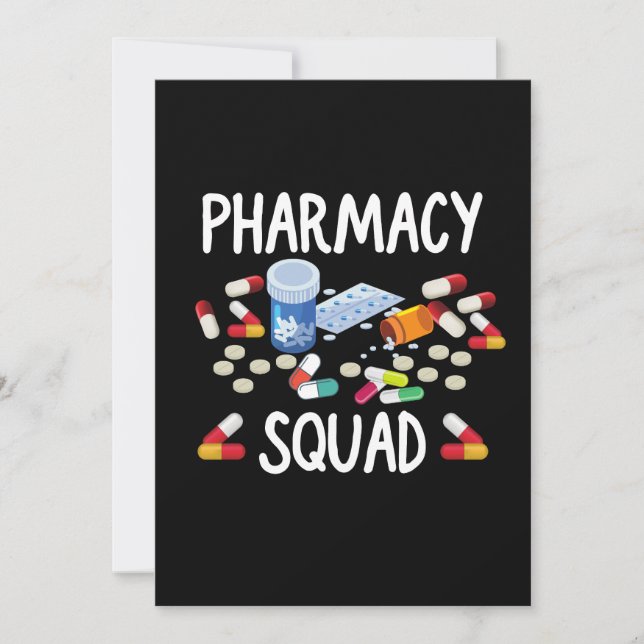 Invitation T-Shirt, équipe de pharmacie (Devant)
