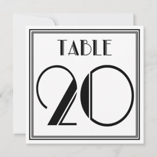 Invitation Tableau Art déco n° 20