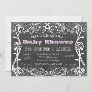 Invitation Tableau BABY SHOWER