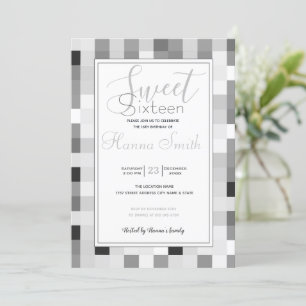 Invitation Tableau de bord noir moderne