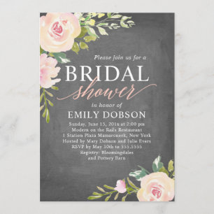 Invitation Tableau de bord Russe Rose Fête des mariées