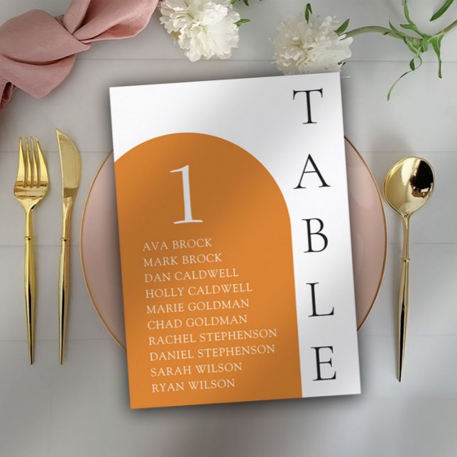 Invitation Tableau de référence du nombre minimal de tables e (Créateur téléchargé)