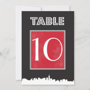 INVITATION TABLEAU DE SIÈGE N° POUR BAR MITZVAH CLASSIQUE BRO