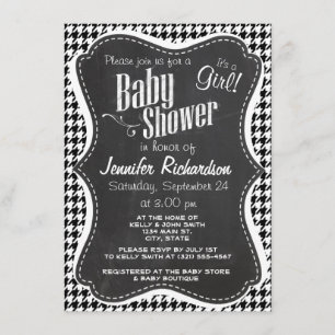 Invitation Tableau noir vintage