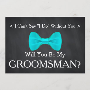 Invitation Tableau vous serez mon Groomsman