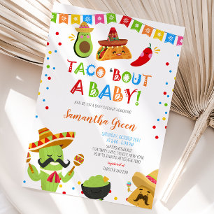 Invitation Taco à propos d'une Baby Shower