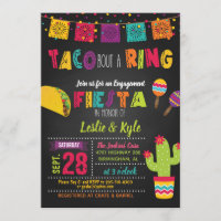 Taco à propos d'une bague - Fête de fiançailles/Co