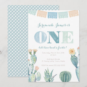 Invitation Taco à propos d'une fête d'anniversaire Fiesta pou