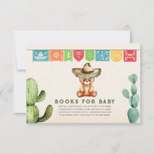 Invitation Taco Bear Livres pour bébé garçon Baby shower Fies